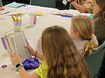 Students at Released Time