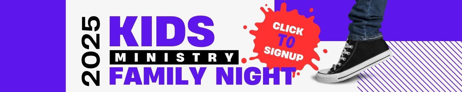 Kids Ministry Family Night Invite